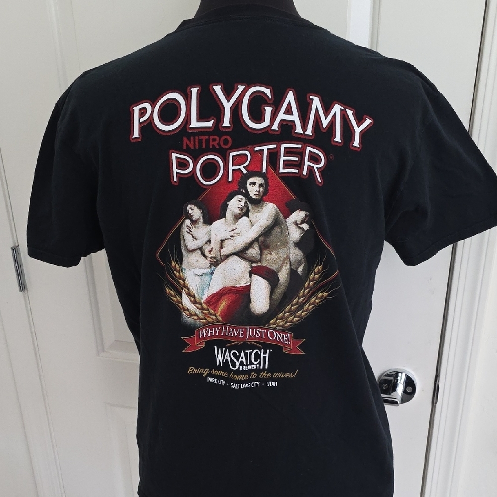 Wasatch Brewing Black Graphic Tee - Short Sleeve - Picture 3 of 3
